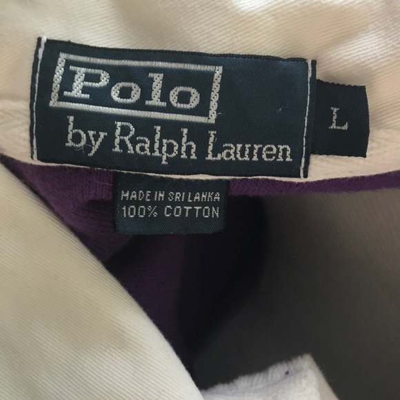 Men’s large Ralph Lauren polo rugby purple - Picture 5 of 7
